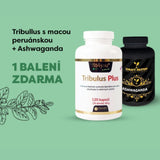 1 + 1 balení ZDARMA, Tribullus s macou peruánskou + Ashwaganda