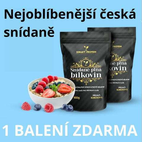 1+1 balení ZDARMA Snídaně plná bílkovin 900g